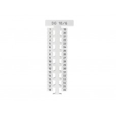 Маркировка (без надписей), DG10/6,  (уп.360шт.)
