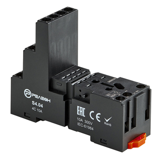 Розетка для реле RP4.34 и модуля PM8; 10А