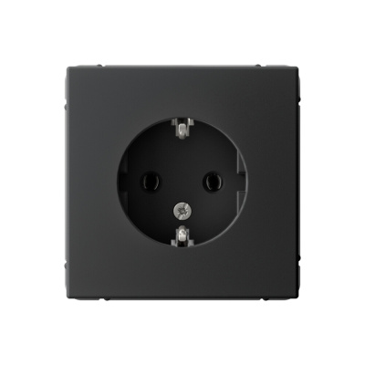 ARTGALLERY РОЗЕТКА с заземлением, 16А, механизм, КАРБОН