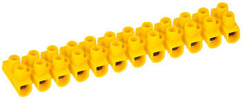 Зажим винтовой ЗВИ-3 н/г 1,0-2,5мм2 12пар желтые IEK