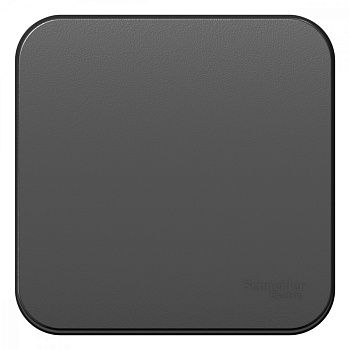 BLANCA О/У 1-клавишный ВЫКЛЮЧАТЕЛЬ (сх.1) ИЗОЛ.ПЛ., 10А, 250В, АНТРАЦИТ