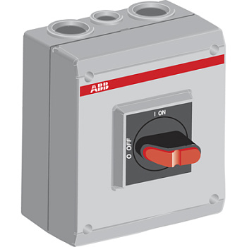 Рубильник в боксе OTP25B3M до 25A 3х-полюсный, резьба 4хМ25+2хМ1 6