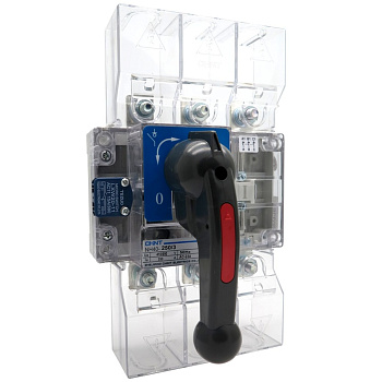 Выключатель-разъединитель NH40-250/3 ,3P ,250А, стандартная рукоятка управления (CHINT)