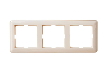 W59 3-постовая РАМКА, СЛОНОВАЯ КОСТЬ