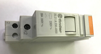 Модульный контактор; 1NO 20А;  катушка 230В АС;