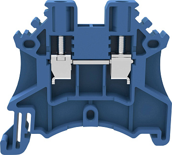 DC2.5-01P-12-00A(H), Клемма винтовая 2.5мм.кв, синий, шт