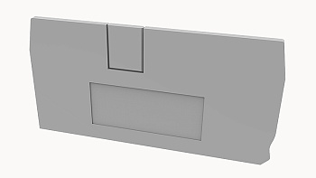 D-DS4-01P-11-00A(H), Концевая крышка, для DS4, серый, шт