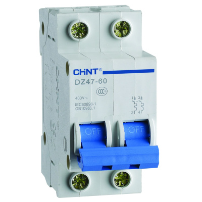 Авт. выкл. DZ47-60 2P 16A 4.5kA х-ка C (CHINT)