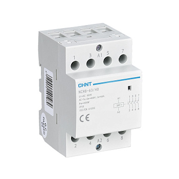 Контактор модульный NCH8-63/40 63A 4НО AC220/230В 50Гц (R)(CHINT)