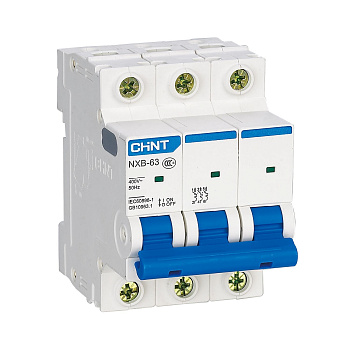 Авт. выкл. NXB-63S 3P 25А 4.5kA х-ка C (R) (CHINT)