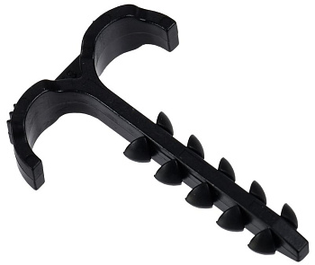 Дюбель-хомут Т-обр. 4-12мм нейлон черный (100шт/упак) IEK