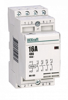 Модульный контактор 4НО 16А 230В МК-103