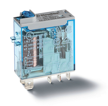 Миниатюрное промышленное электромеханическое реле;  1СO 16A; контакты AgSnO2; катушка 12В DC; влагозащита RTII; опции: кнопка тест + мех.индикатор