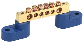 Шина нул.на двух угловой изол.ШНИ-6х9-12-У2-С ИЭК 