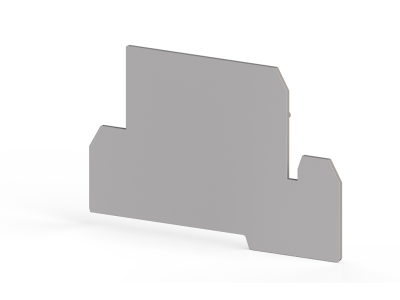 Концевой сегмент на клеммники AVK 4FS, (серый);  NPP AVK 4FS