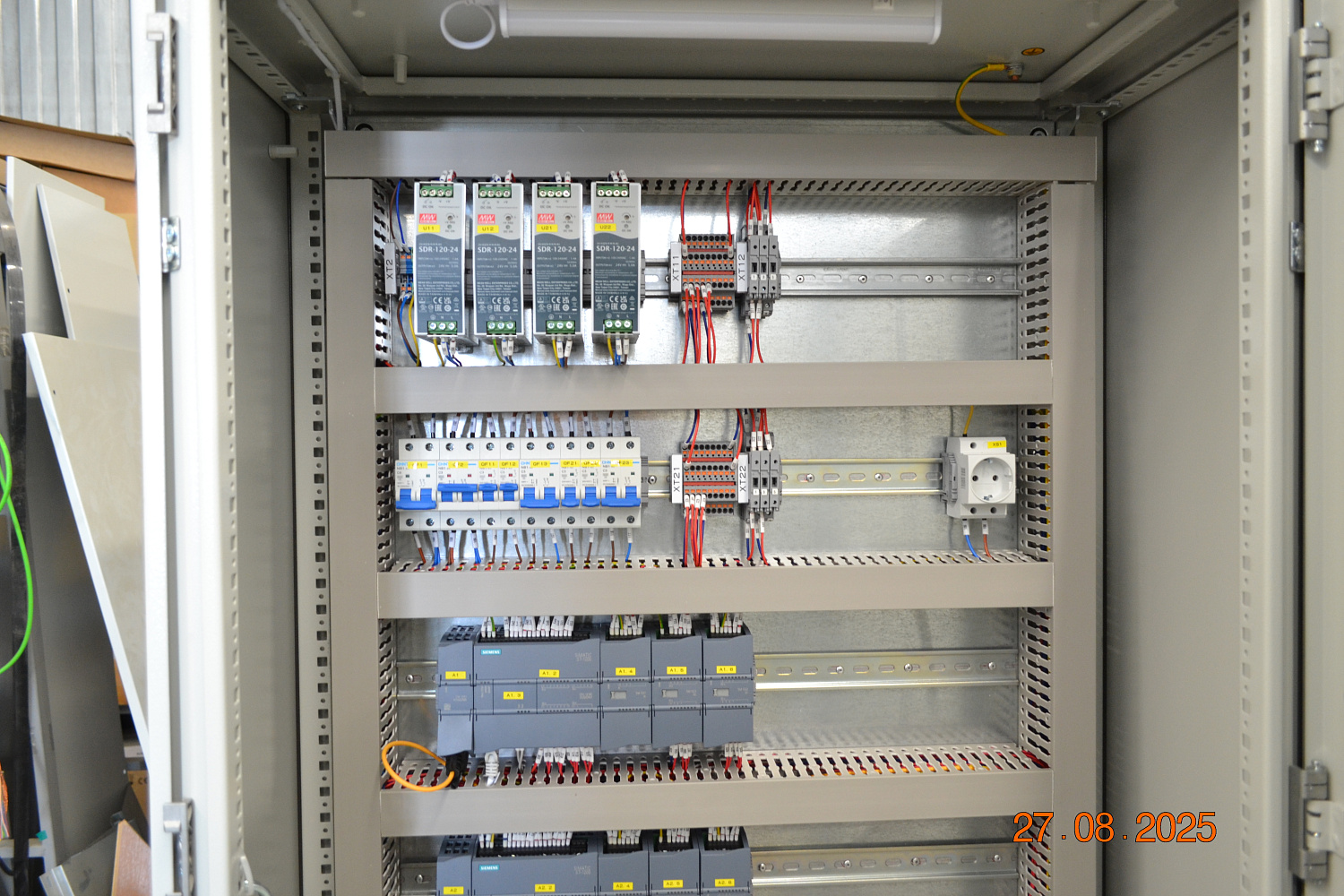 Шкаф управления ШУ АСУ АТ-С Э3 для пневмофлотационной установки алмазодобычи (г. Якутск)