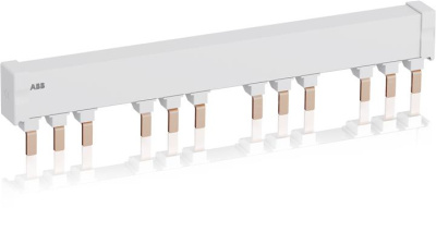 Шинная разводка 3-фазн. PS2-4-2-125 до 125А для соединения 4-х автоматов типа MS165, MO165 с 2-мя до