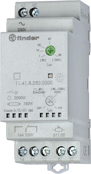 Модульные фото-реле Finder Ширина 35мм, "Нулевой гистерезис", 1 CO 16A питание 230В АC