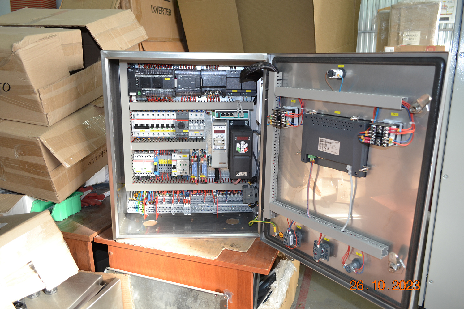 Автоматизация упаковки: шкафы управления для пищевого производства