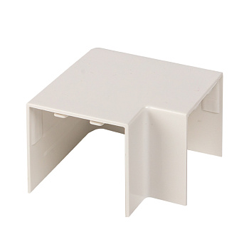Поворот 90 гр. (40х40) (4 шт) белый EKF-Plast