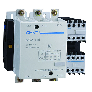 Контактор NC2-115 115A 220-240В/АС3 50Гц (R)(CHINT)