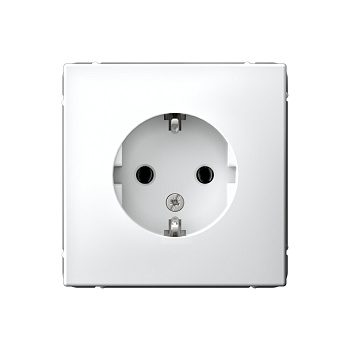 ARTGALLERY РОЗЕТКА с заземлением, 16А, механизм, БЕЛЫЙ