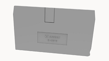 D-DS10-01P-11-00A(H), Концевая крышка, для DS10, серый, шт