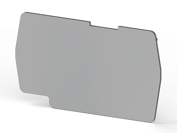 Концевой сегмент на клеммники PYK 4 (серый); NPP PYK4